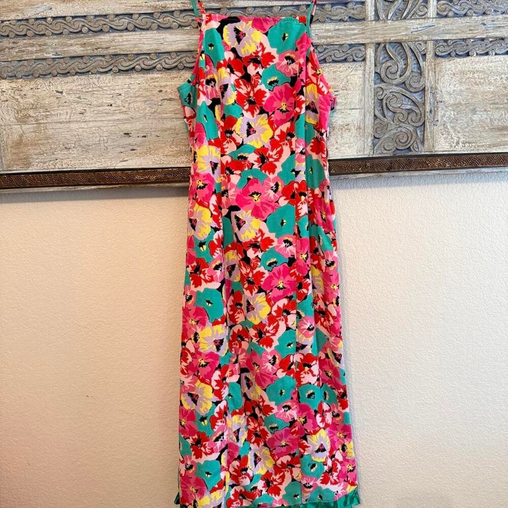 primark multicolored floral print dress